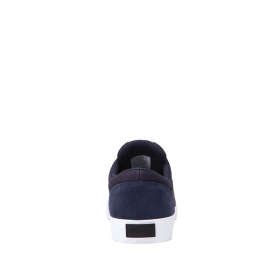 Supra Mens CHINO Skate Shoes Navy/White | US-42778